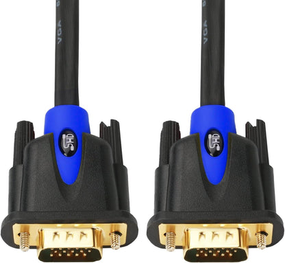 VGA Cable, VGA to VGA HD15 Monitor Cable for PC Laptop TV Projector-3Feet